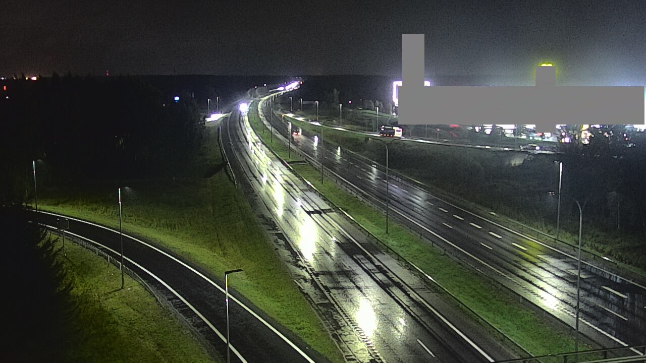 Weather Camera Image Väg 4 Uleåborg, Kaakkuri, Oulu, Pohjois-Pohjanmaa