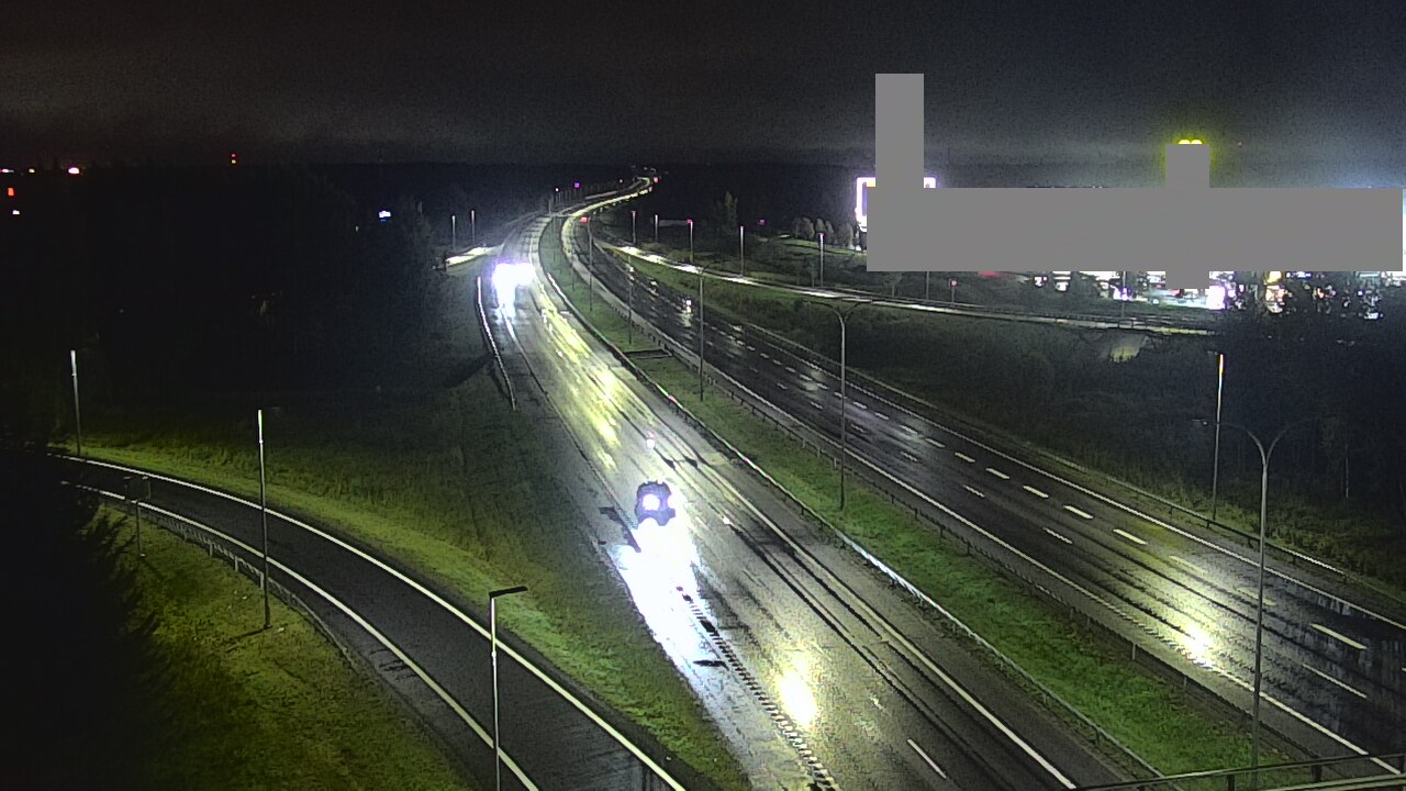 Weather Camera Image Väg 4 Uleåborg, Kaakkuri, Oulu, Pohjois-Pohjanmaa