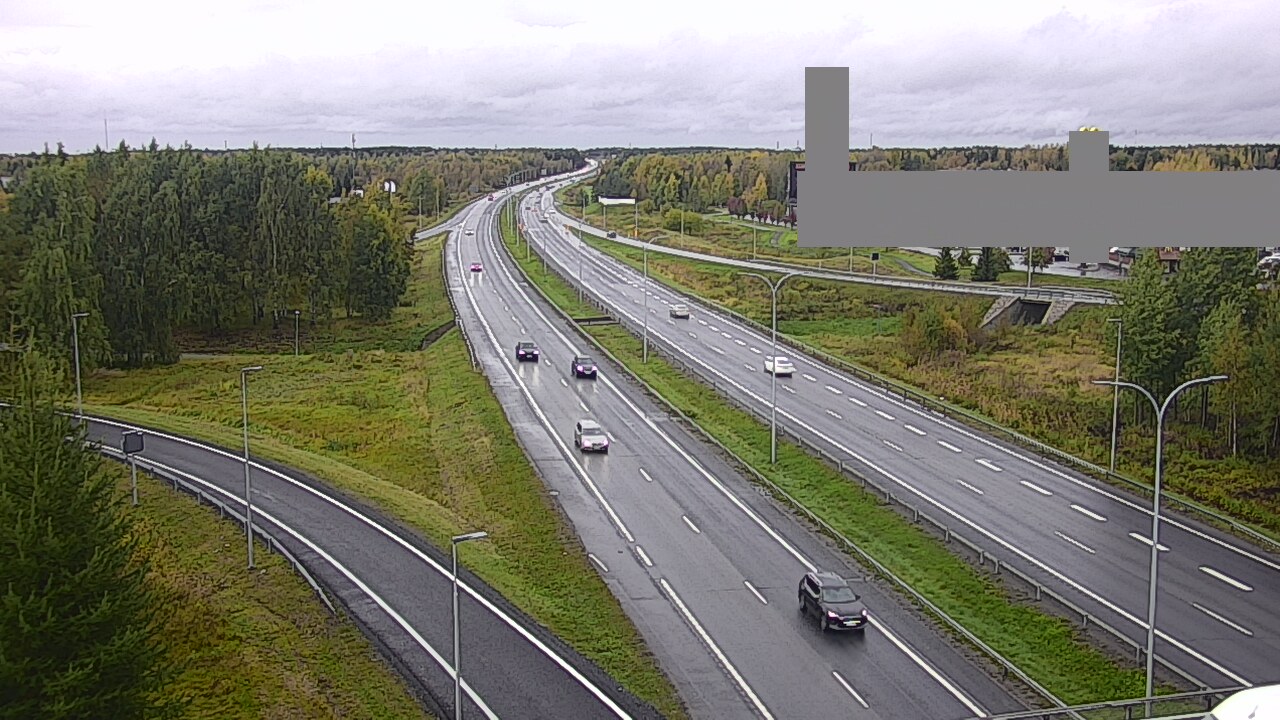Weather Camera Image Road 4 Oulu, Kaakkuri, Oulu, Pohjois-Pohjanmaa