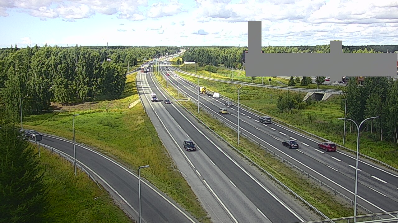 Kelikamerat Kuva Tie 4 Oulu Kaakkuri, Oulu, Pohjois-Pohjanmaa