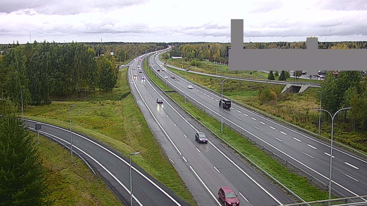 Weather Camera Image Road 4 Oulu, Kaakkuri, Oulu, Pohjois-Pohjanmaa