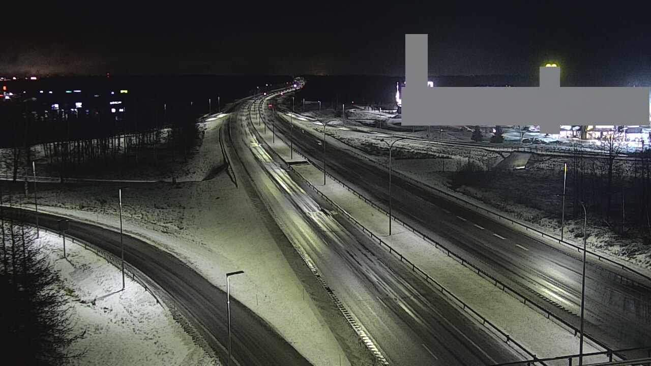 Weather Camera Image Väg 4 Uleåborg, Kaakkuri, Oulu, Pohjois-Pohjanmaa