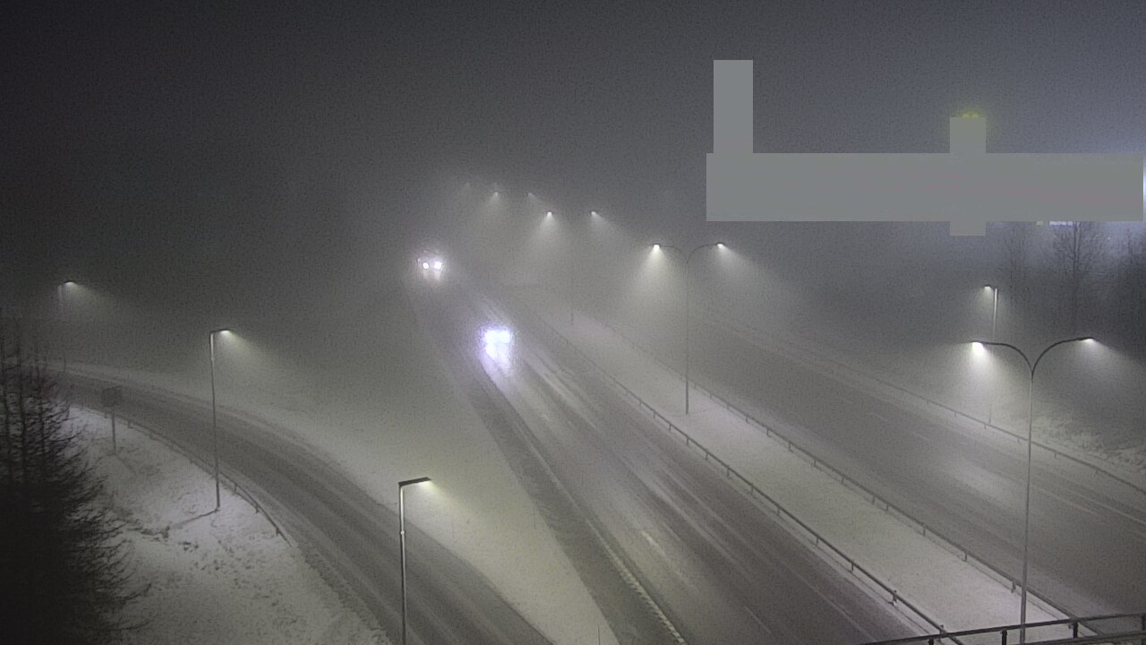 Weather Camera Image Väg 4 Uleåborg, Kaakkuri, Oulu, Pohjois-Pohjanmaa