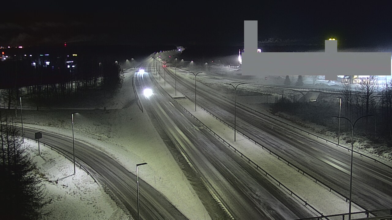 Weather Camera Image Väg 4 Uleåborg, Kaakkuri, Oulu, Pohjois-Pohjanmaa