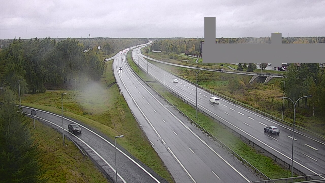 Weather Camera Image Road 4 Oulu, Kaakkuri, Oulu, Pohjois-Pohjanmaa