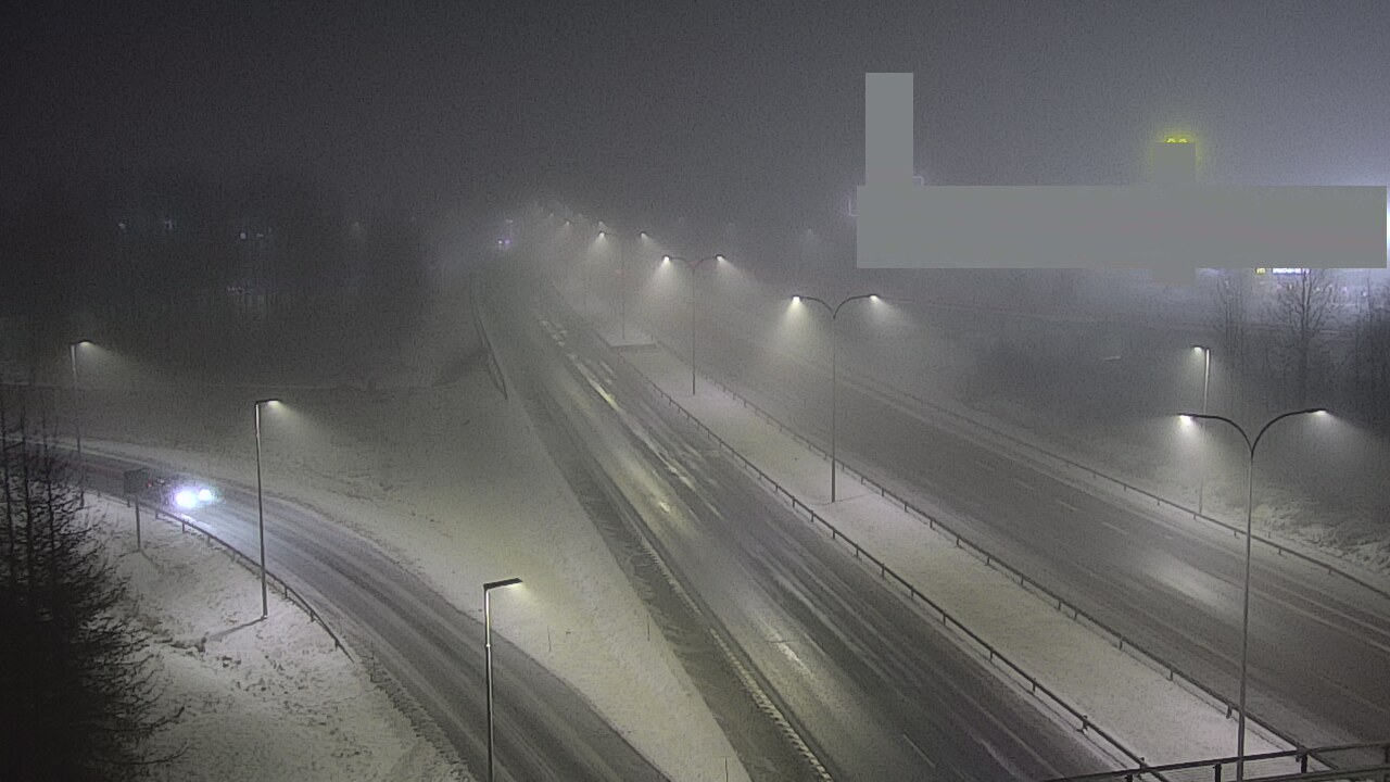 Weather Camera Image Väg 4 Uleåborg, Kaakkuri, Oulu, Pohjois-Pohjanmaa