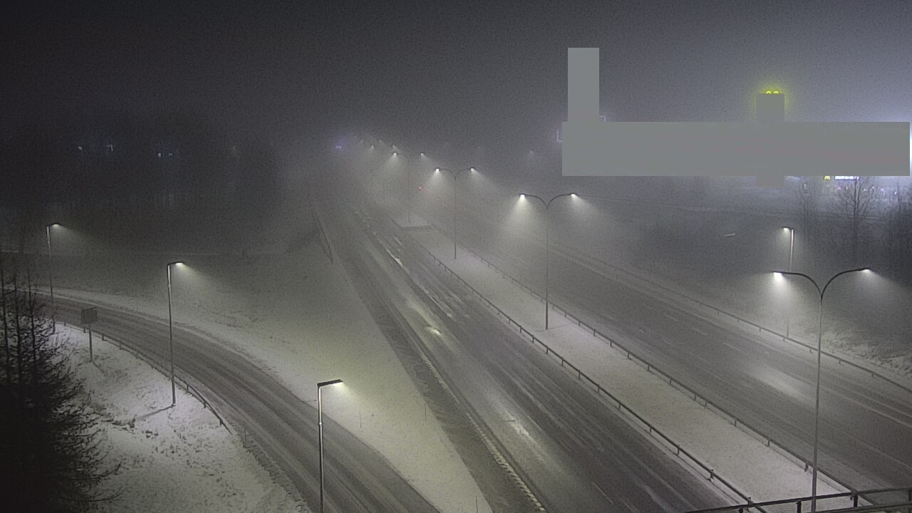 Weather Camera Image Väg 4 Uleåborg, Kaakkuri, Oulu, Pohjois-Pohjanmaa