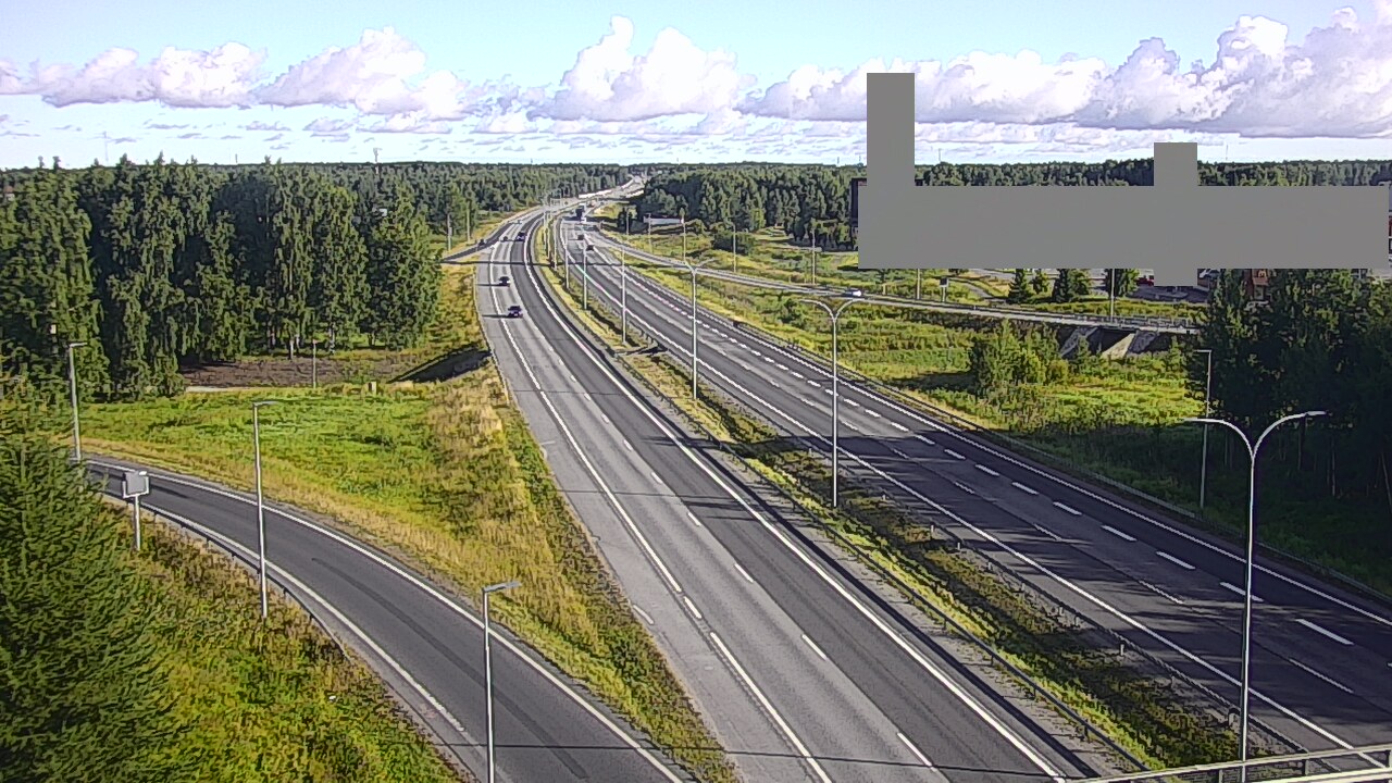 Weather Camera Image Road 4 Oulu, Kaakkuri, Oulu, Pohjois-Pohjanmaa