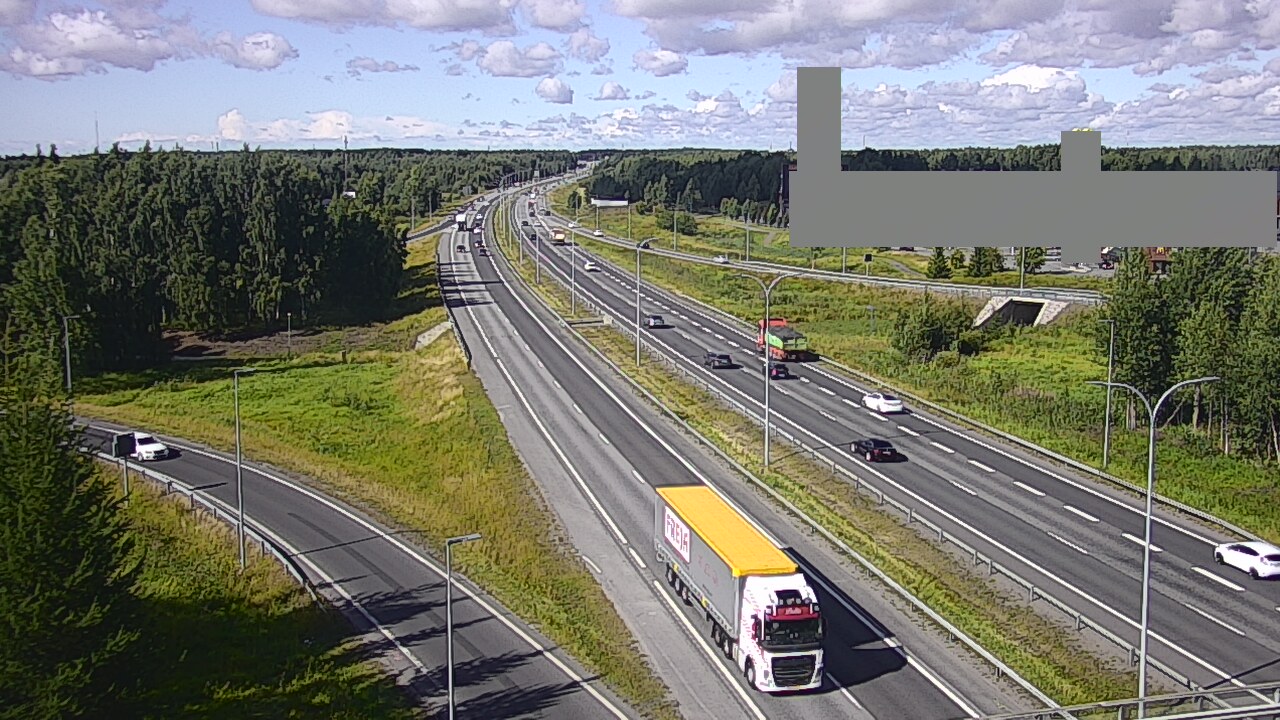 Kelikamerat Kuva Tie 4 Oulu Kaakkuri, Oulu, Pohjois-Pohjanmaa