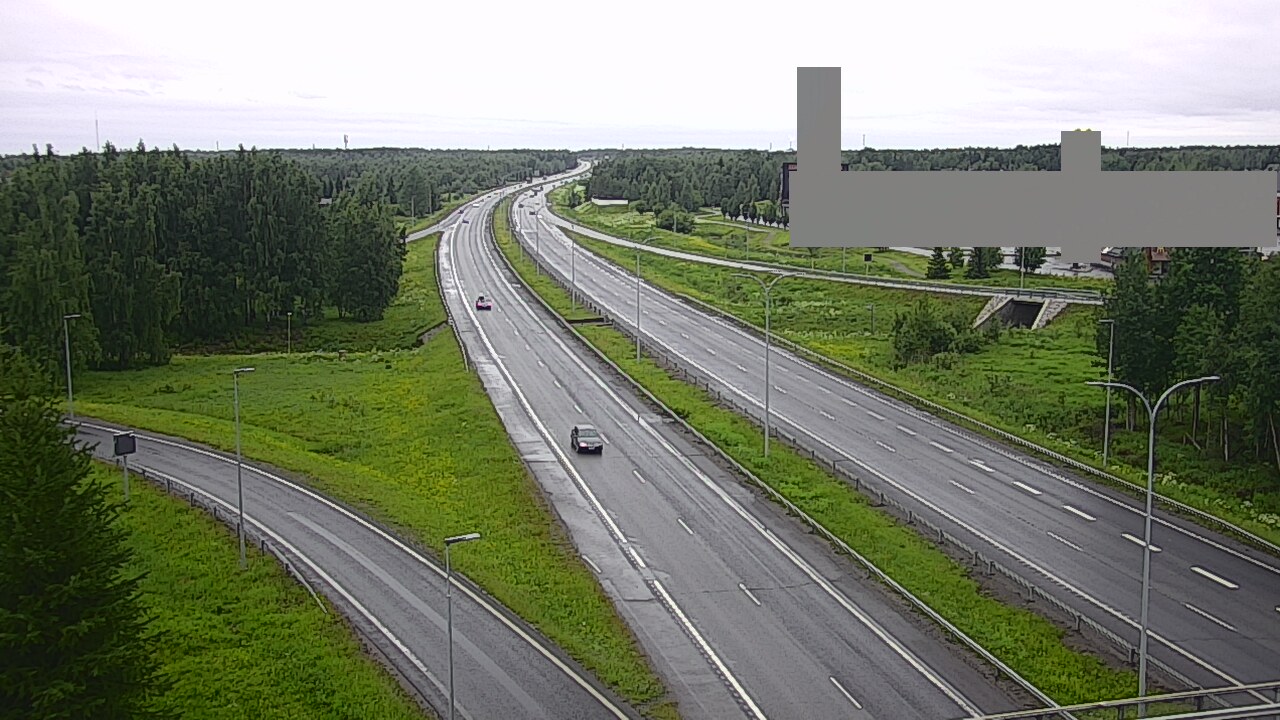 Weather Camera Image Väg 4 Uleåborg, Kaakkuri, Oulu, Pohjois-Pohjanmaa