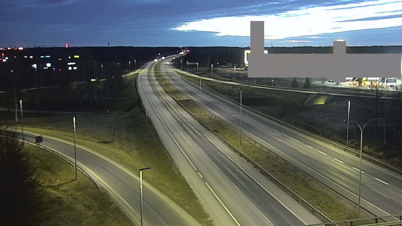 Weather Camera Image Road 4 Oulu, Kaakkuri, Oulu, Pohjois-Pohjanmaa