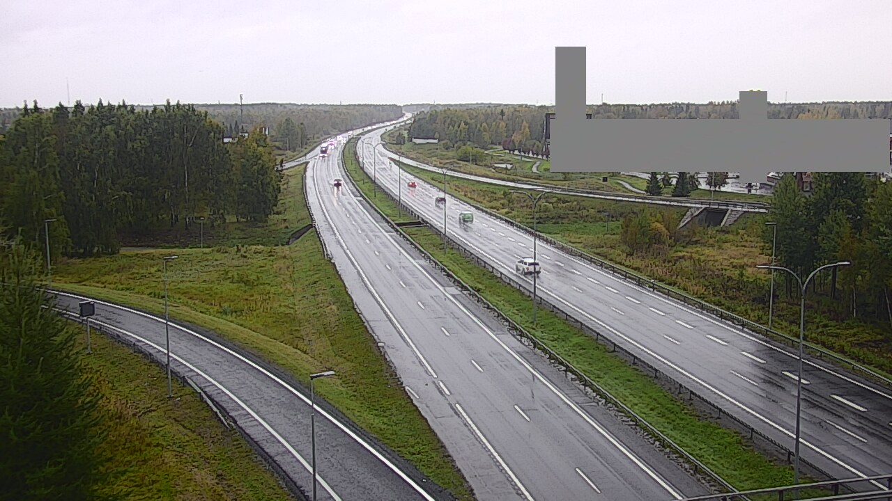 Weather Camera Image Väg 4 Uleåborg, Kaakkuri, Oulu, Pohjois-Pohjanmaa