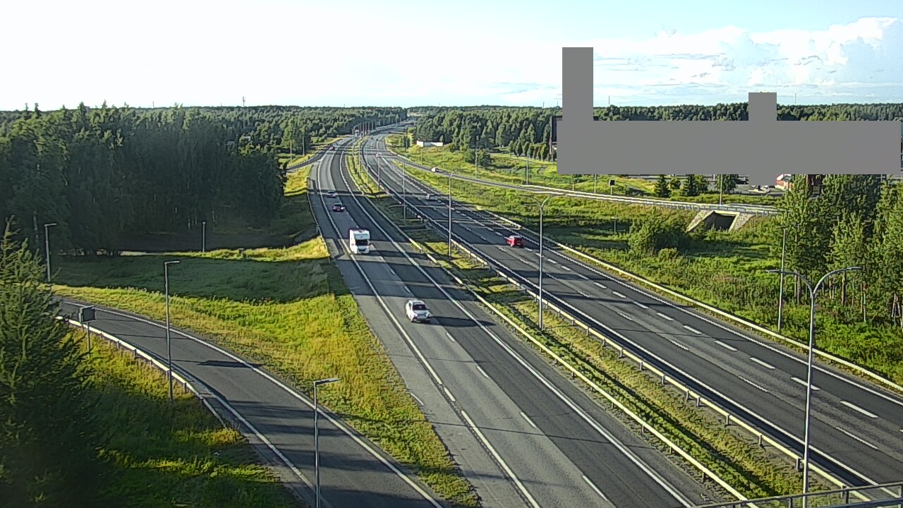 Kelikamerat Kuva Tie 4 Oulu Kaakkuri, Oulu, Pohjois-Pohjanmaa