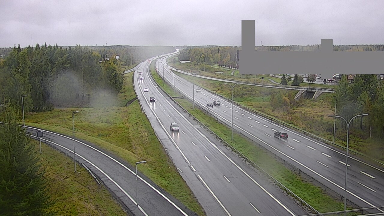 Weather Camera Image Road 4 Oulu, Kaakkuri, Oulu, Pohjois-Pohjanmaa