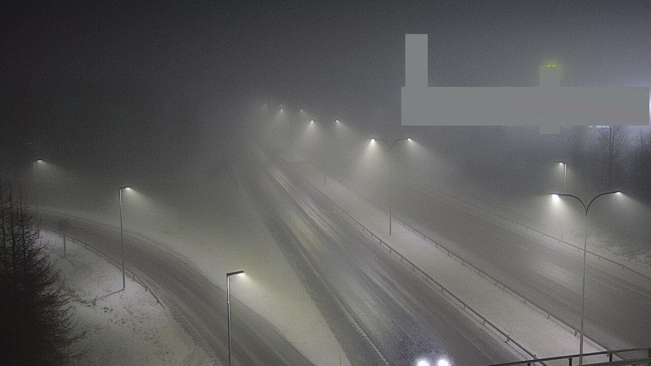 Weather Camera Image Väg 4 Uleåborg, Kaakkuri, Oulu, Pohjois-Pohjanmaa