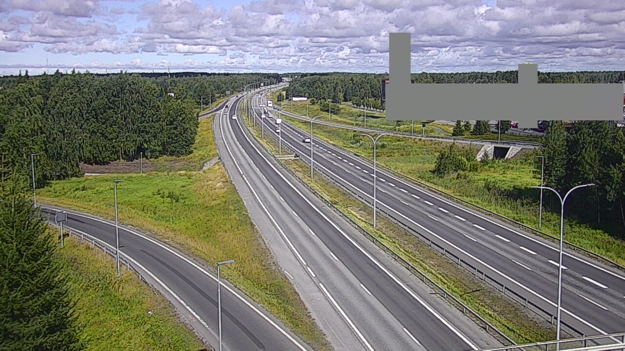 Kelikamerat Kuva Tie 4 Oulu Kaakkuri, Oulu, Pohjois-Pohjanmaa