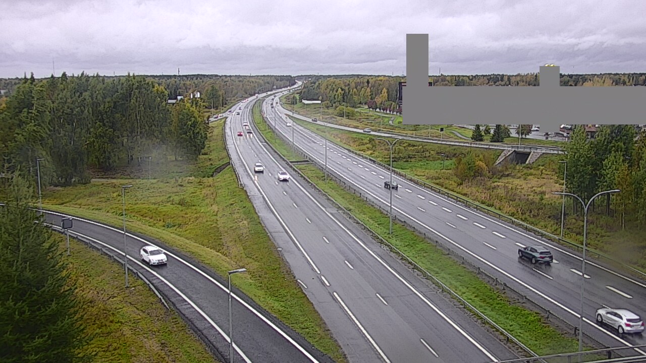 Weather Camera Image Road 4 Oulu, Kaakkuri, Oulu, Pohjois-Pohjanmaa