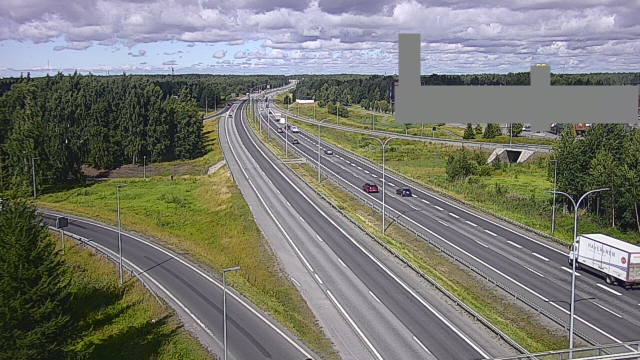 Kelikamerat Kuva Tie 4 Oulu Kaakkuri, Oulu, Pohjois-Pohjanmaa