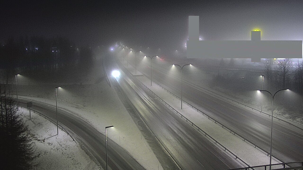 Weather Camera Image Väg 4 Uleåborg, Kaakkuri, Oulu, Pohjois-Pohjanmaa