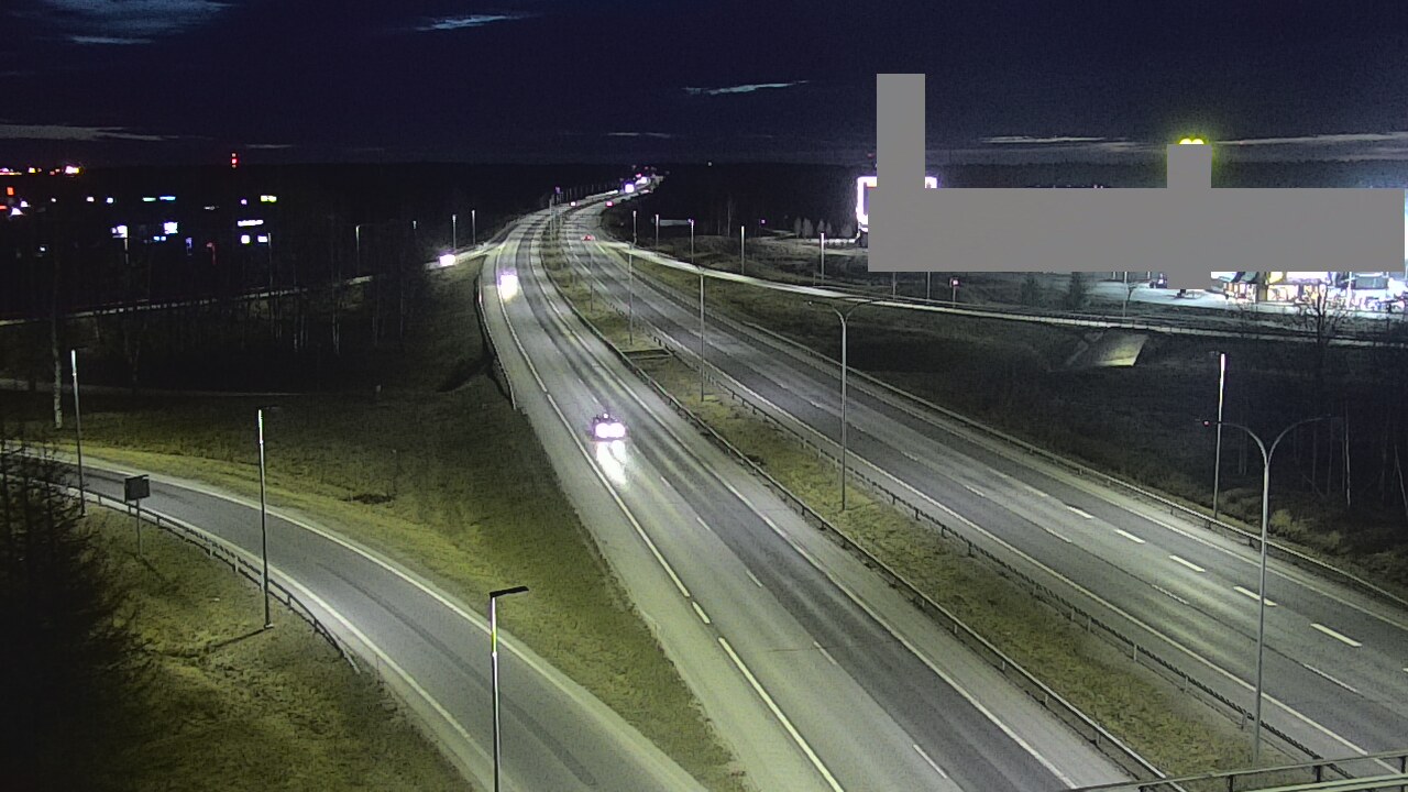 Weather Camera Image Road 4 Oulu, Kaakkuri, Oulu, Pohjois-Pohjanmaa