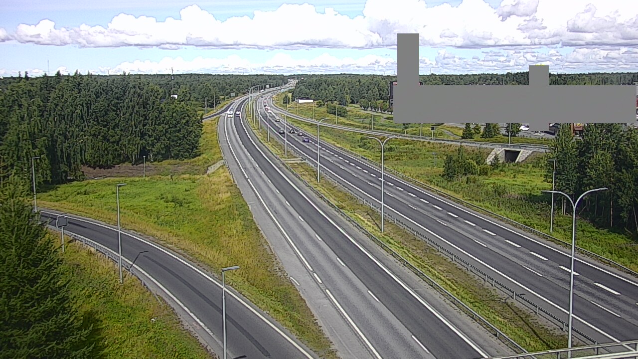 Weather Camera Image Road 4 Oulu, Kaakkuri, Oulu, Pohjois-Pohjanmaa