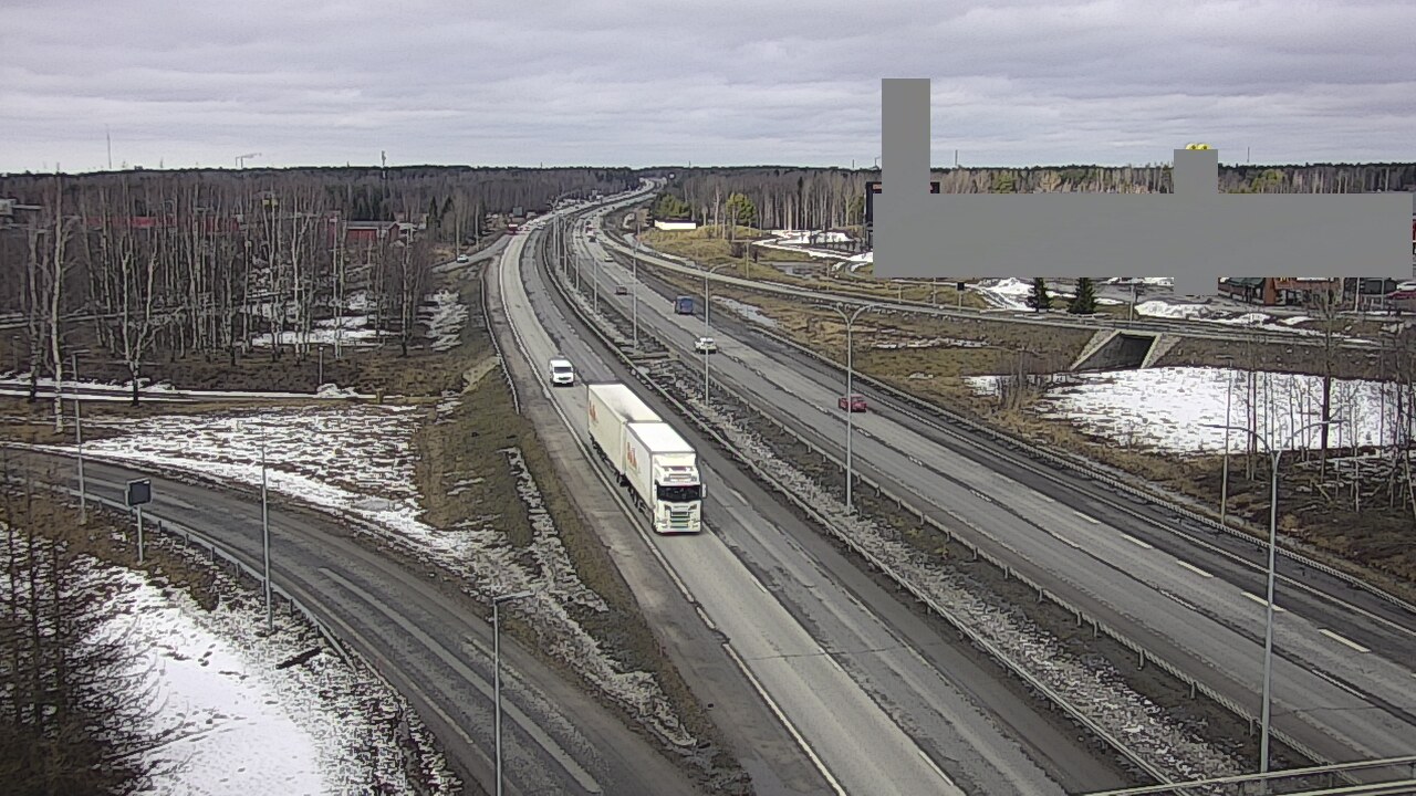 Kelikamerat Kuva Tie 4 Oulu Kaakkuri, Oulu, Pohjois-Pohjanmaa