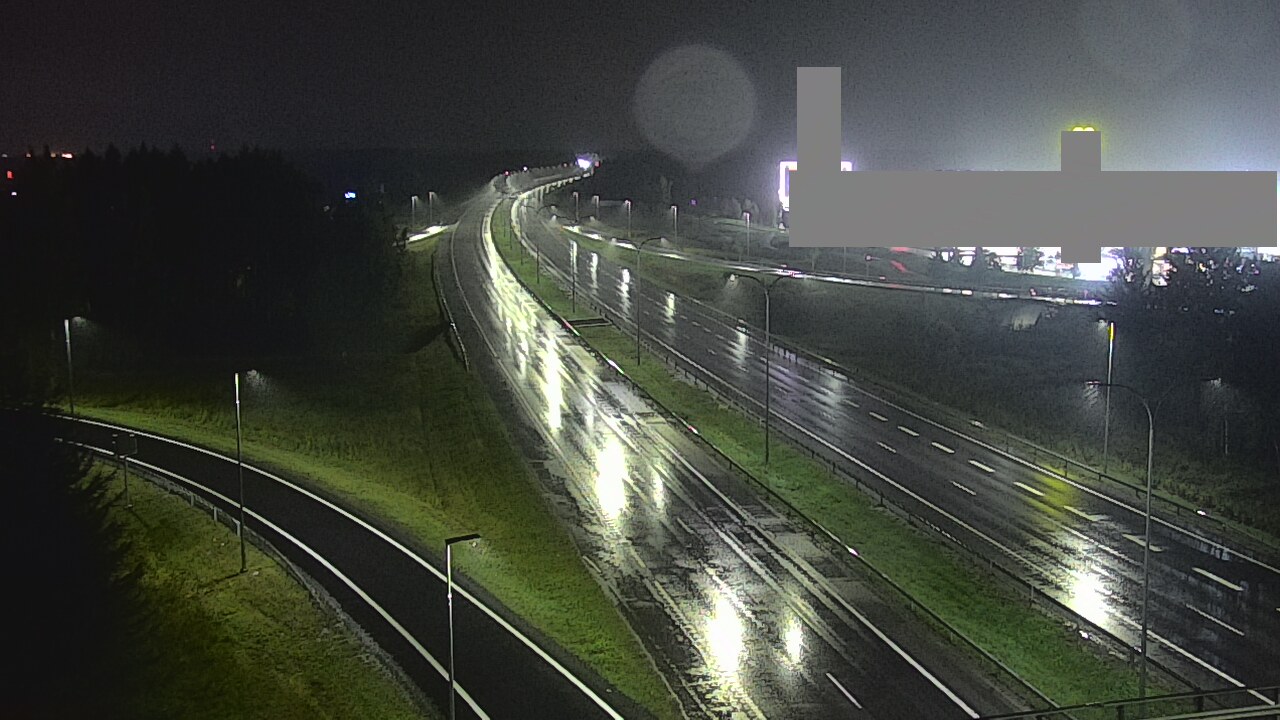 Weather Camera Image Väg 4 Uleåborg, Kaakkuri, Oulu, Pohjois-Pohjanmaa