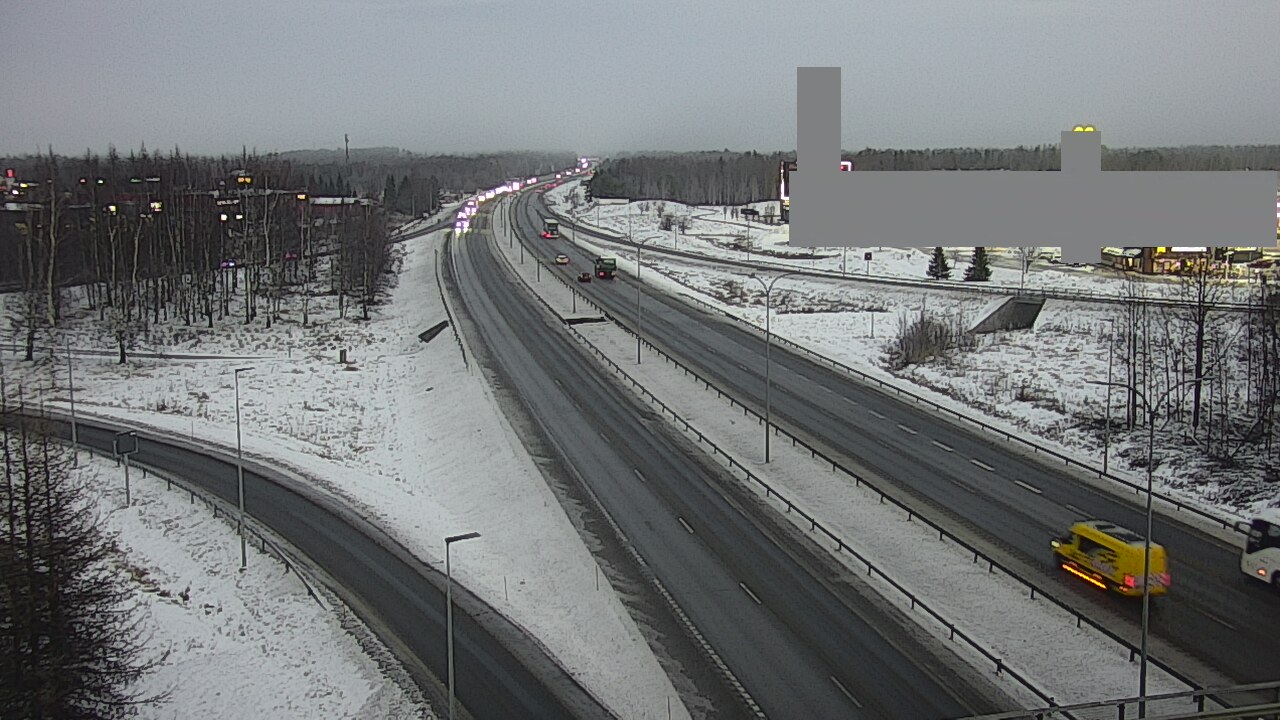 Weather Camera Image Väg 4 Uleåborg, Kaakkuri, Oulu, Pohjois-Pohjanmaa