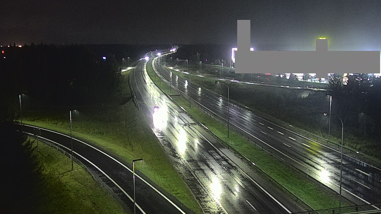 Weather Camera Image Väg 4 Uleåborg, Kaakkuri, Oulu, Pohjois-Pohjanmaa