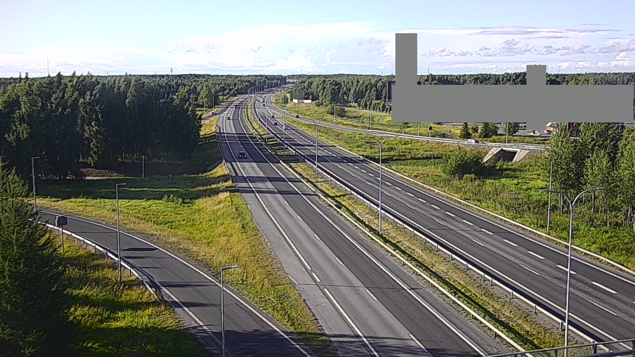 Kelikamerat Kuva Tie 4 Oulu Kaakkuri, Oulu, Pohjois-Pohjanmaa