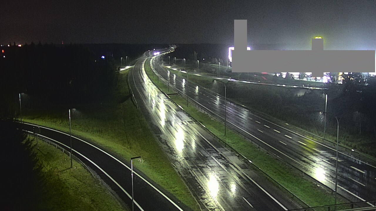 Weather Camera Image Väg 4 Uleåborg, Kaakkuri, Oulu, Pohjois-Pohjanmaa