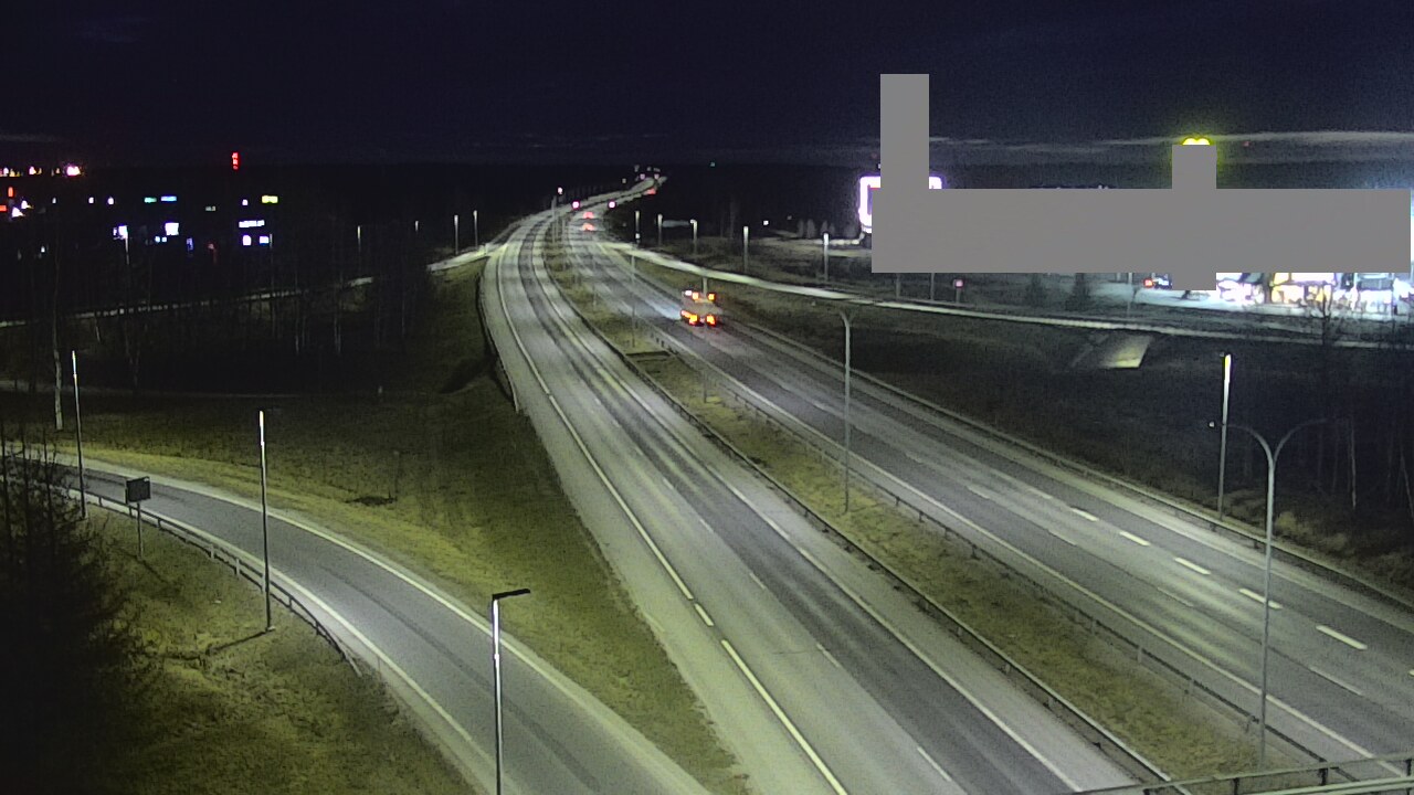 Weather Camera Image Road 4 Oulu, Kaakkuri, Oulu, Pohjois-Pohjanmaa
