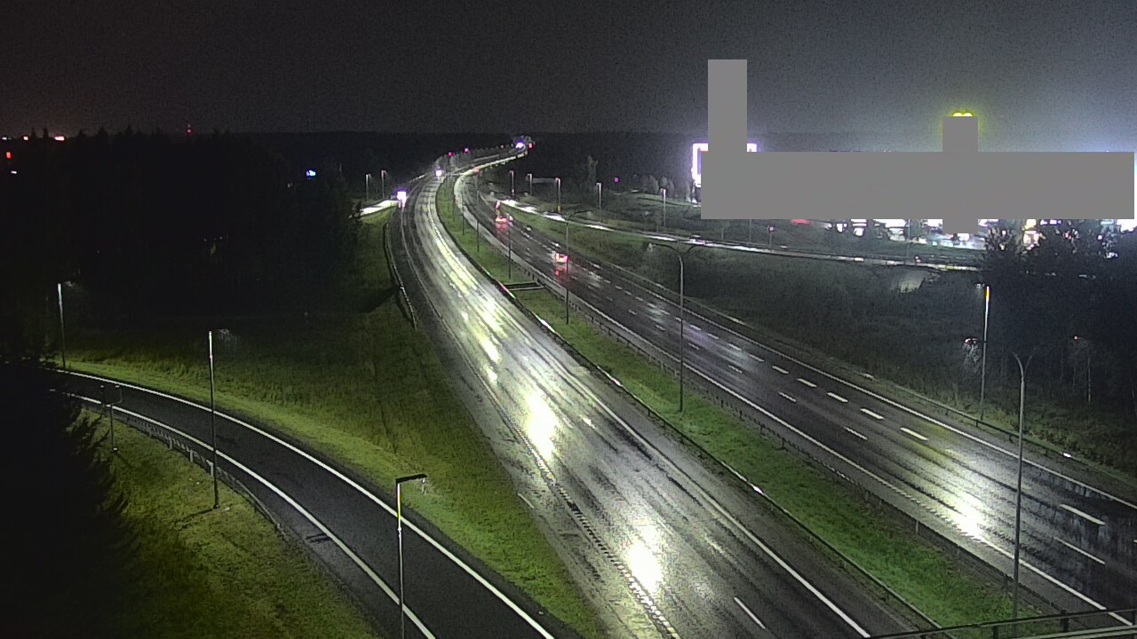 Weather Camera Image Väg 4 Uleåborg, Kaakkuri, Oulu, Pohjois-Pohjanmaa