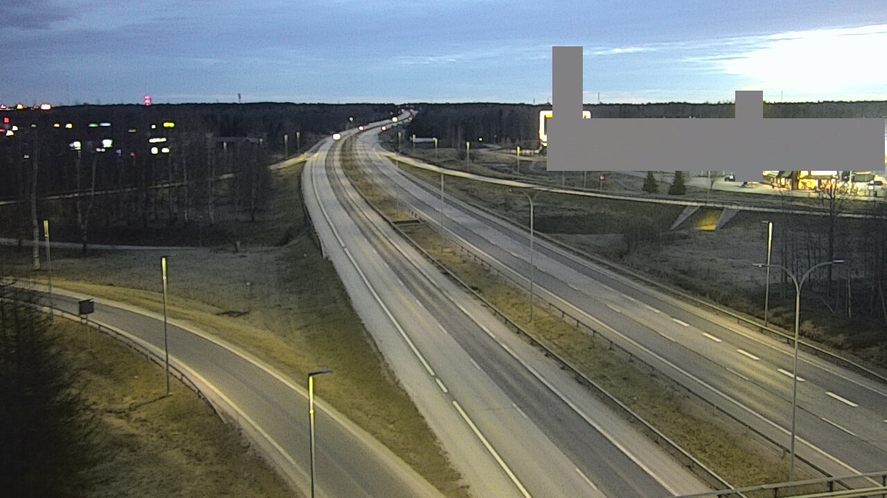 Weather Camera Image Road 4 Oulu, Kaakkuri, Oulu, Pohjois-Pohjanmaa