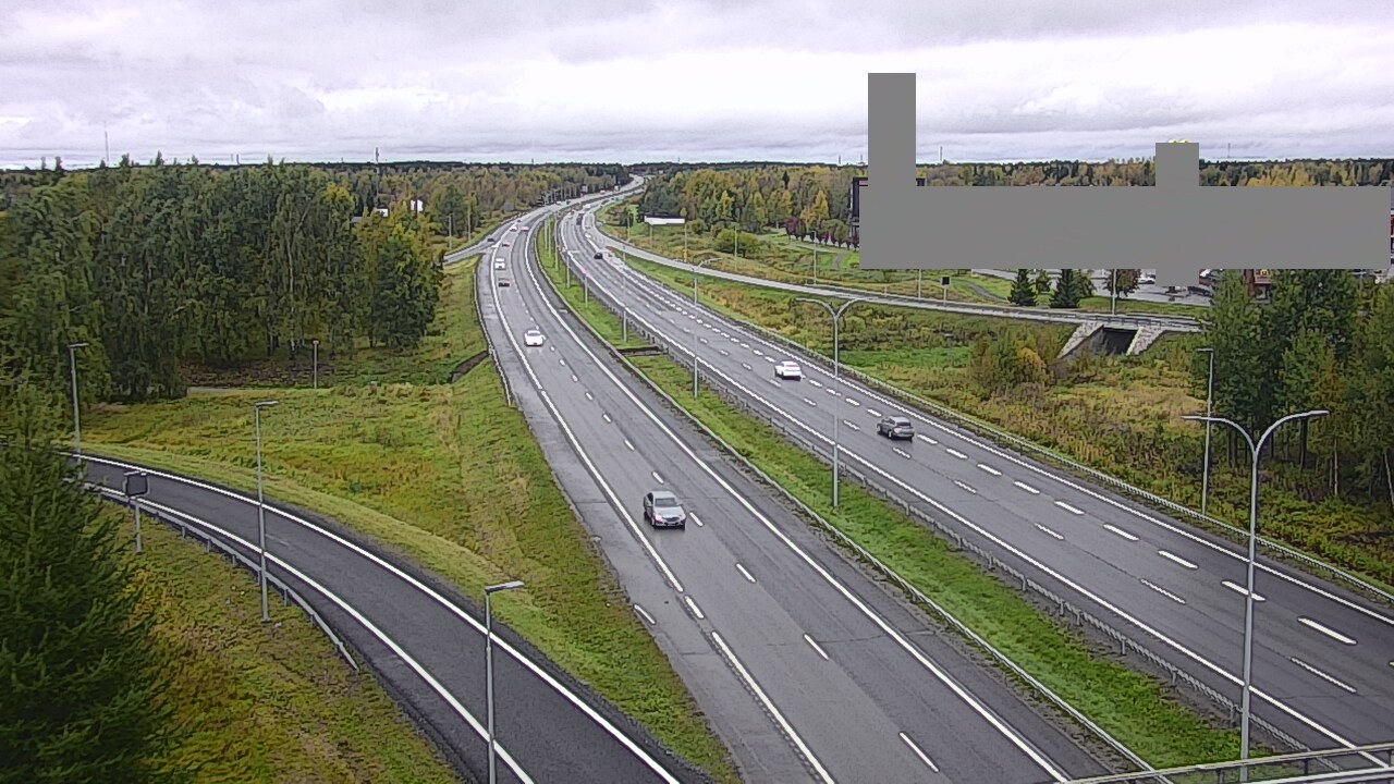 Kelikamerat Kuva Tie 4 Oulu Kaakkuri, Oulu, Pohjois-Pohjanmaa