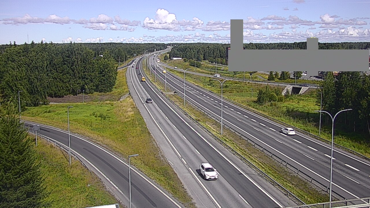 Weather Camera Image Road 4 Oulu, Kaakkuri, Oulu, Pohjois-Pohjanmaa