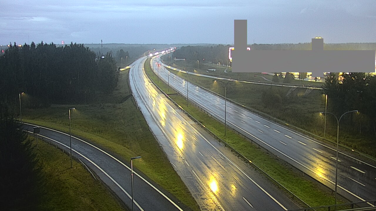 Weather Camera Image Väg 4 Uleåborg, Kaakkuri, Oulu, Pohjois-Pohjanmaa