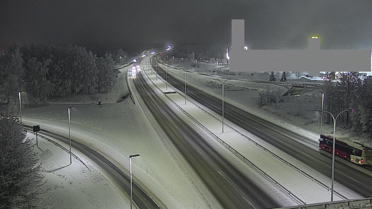 Weather Camera Image Road 4 Oulu, Kaakkuri, Oulu, Pohjois-Pohjanmaa