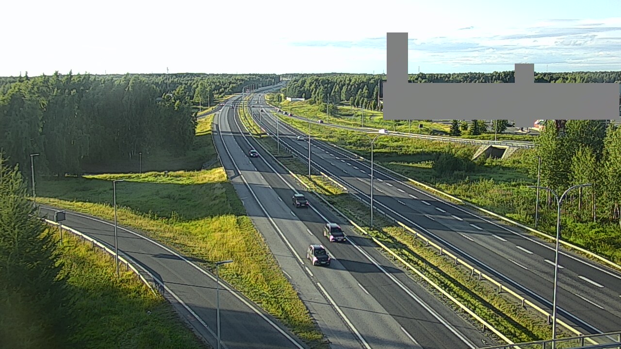 Kelikamerat Kuva Tie 4 Oulu Kaakkuri, Oulu, Pohjois-Pohjanmaa
