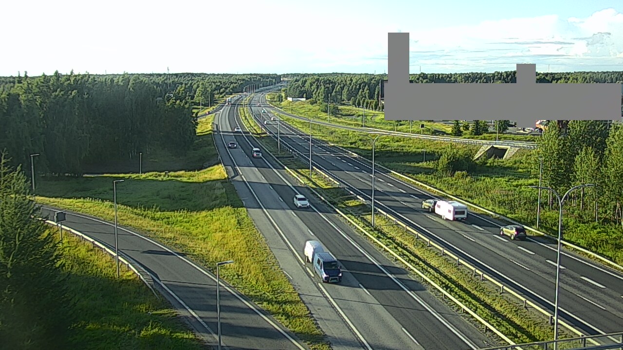 Kelikamerat Kuva Tie 4 Oulu Kaakkuri, Oulu, Pohjois-Pohjanmaa
