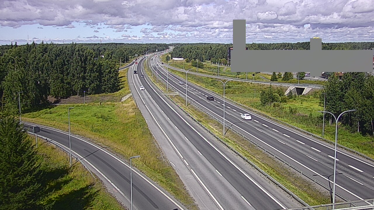 Kelikamerat Kuva Tie 4 Oulu Kaakkuri, Oulu, Pohjois-Pohjanmaa