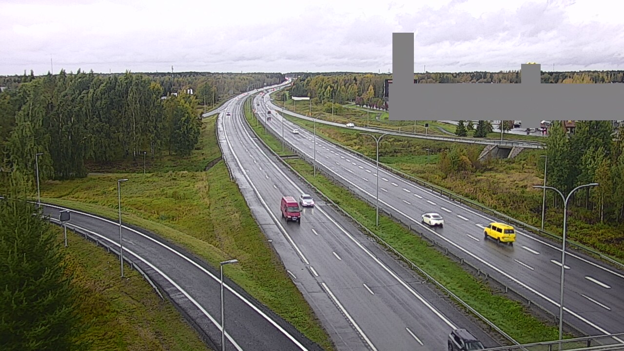 Weather Camera Image Road 4 Oulu, Kaakkuri, Oulu, Pohjois-Pohjanmaa
