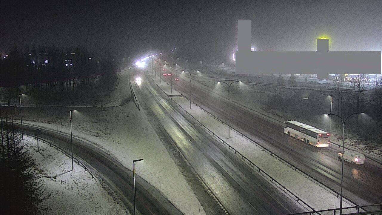 Weather Camera Image Väg 4 Uleåborg, Kaakkuri, Oulu, Pohjois-Pohjanmaa