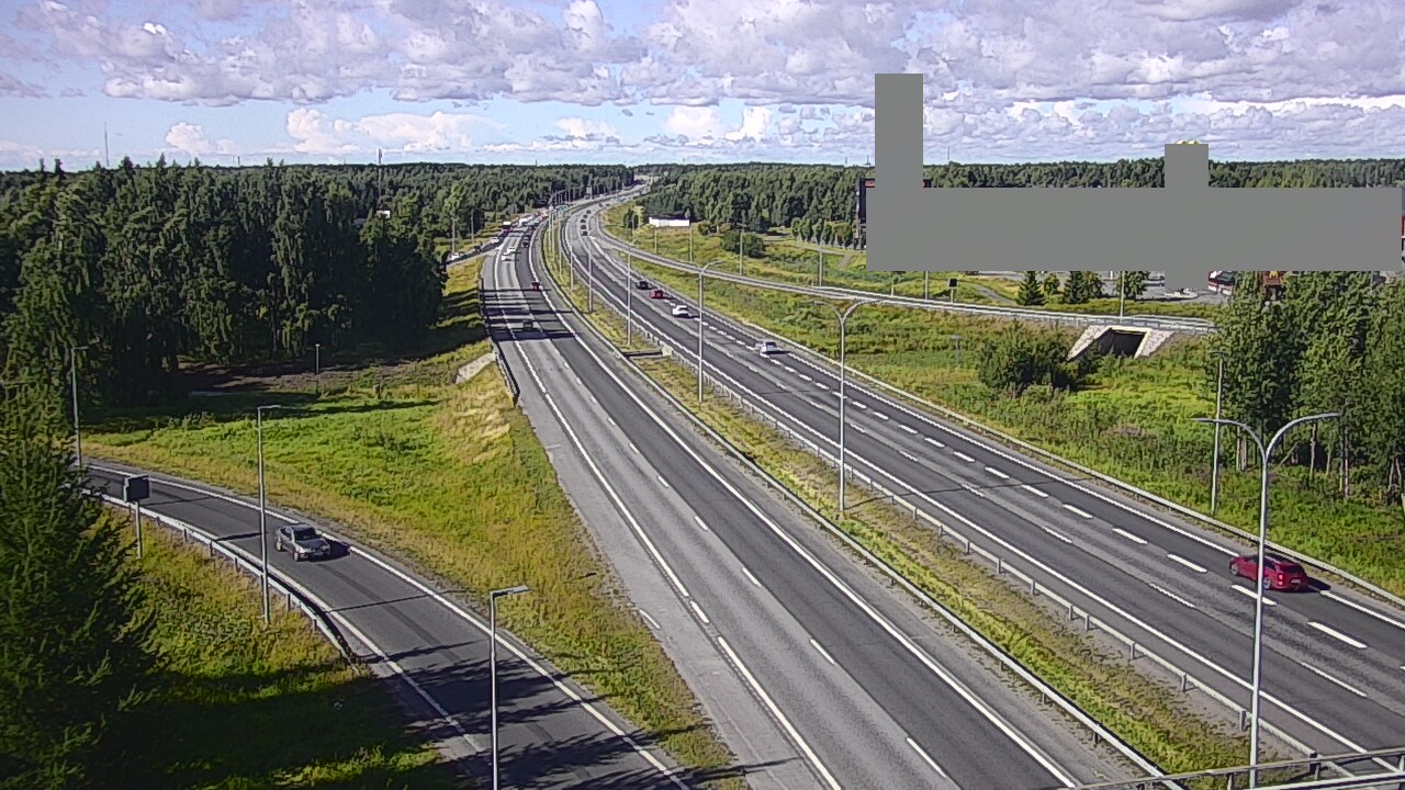 Kelikamerat Kuva Tie 4 Oulu Kaakkuri, Oulu, Pohjois-Pohjanmaa
