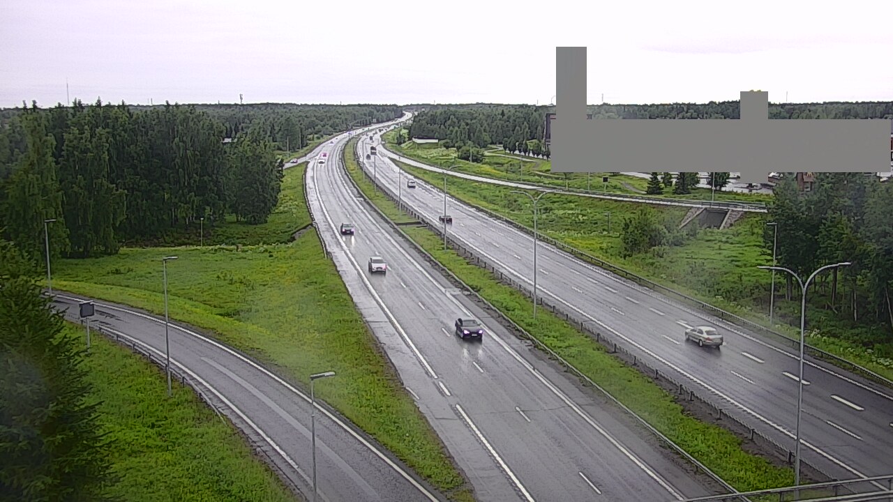 Weather Camera Image Road 4 Oulu, Kaakkuri, Oulu, Pohjois-Pohjanmaa