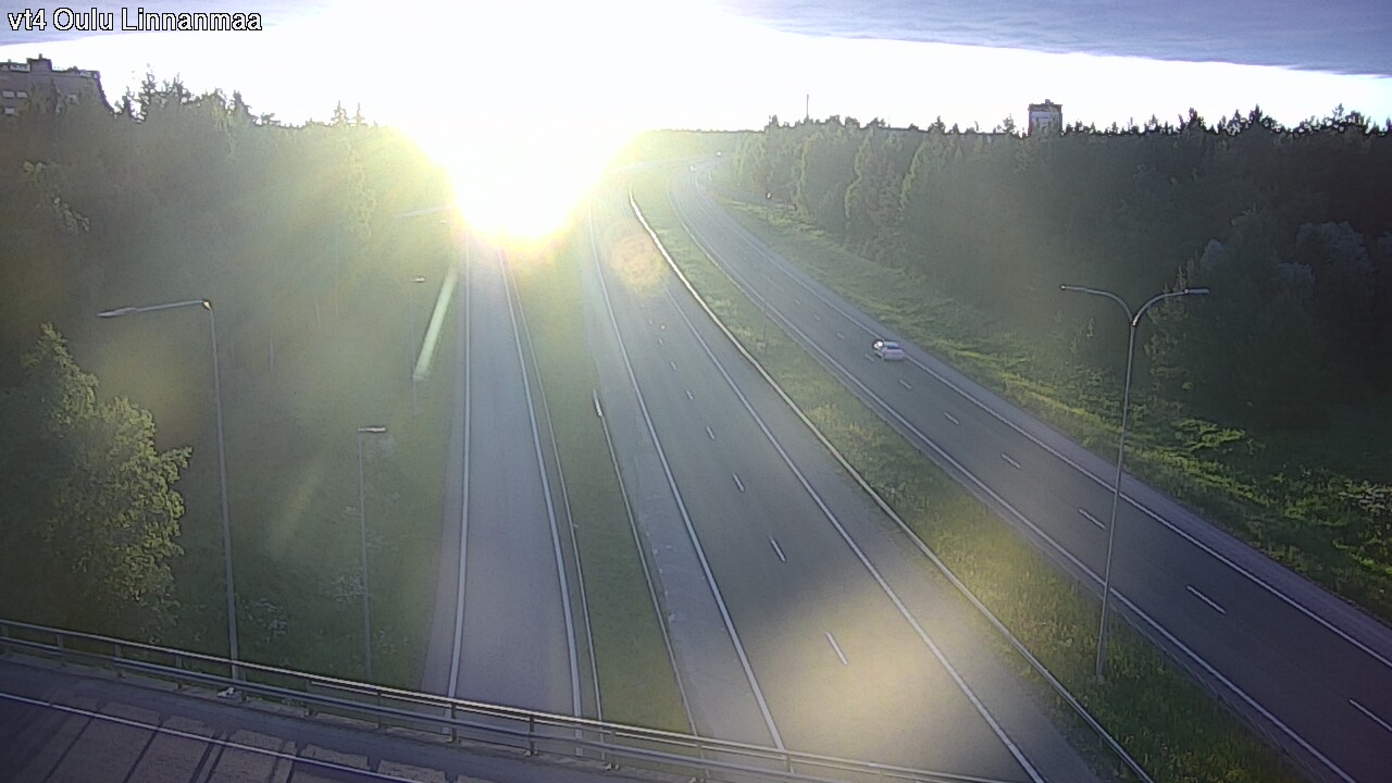 Weather Camera Image Road 4 Oulu, Linnanmaa, Oulu, Pohjois-Pohjanmaa