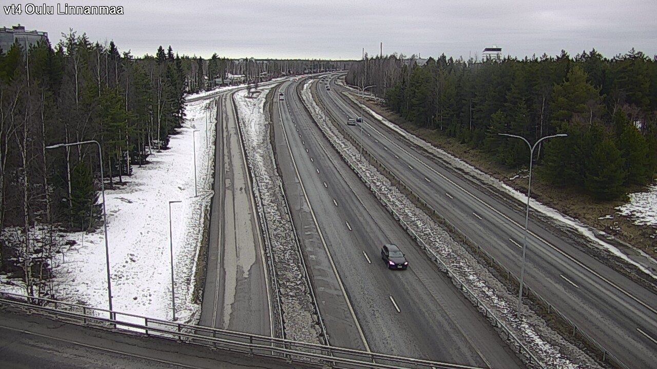 Weather Camera Image Road 4 Oulu, Linnanmaa, Oulu, Pohjois-Pohjanmaa