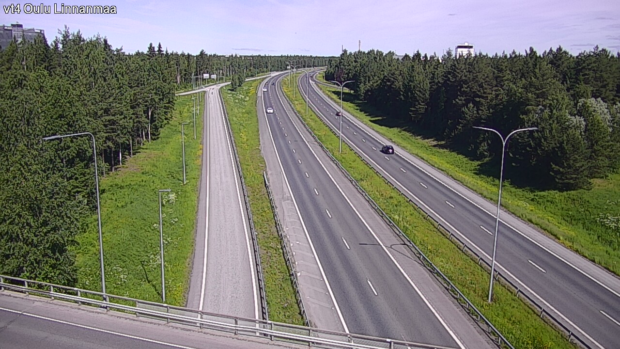 Weather Camera Image Road 4 Oulu, Linnanmaa, Oulu, Pohjois-Pohjanmaa
