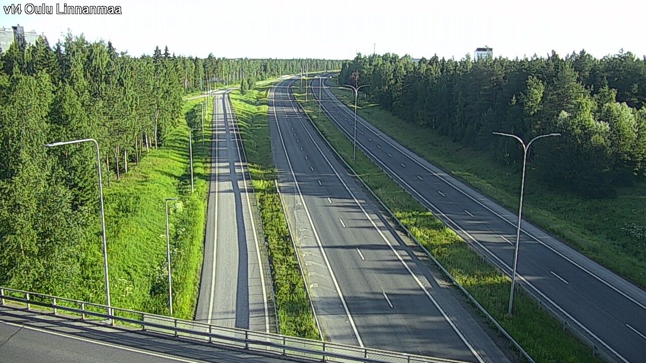 Weather Camera Image Road 4 Oulu, Linnanmaa, Oulu, Pohjois-Pohjanmaa