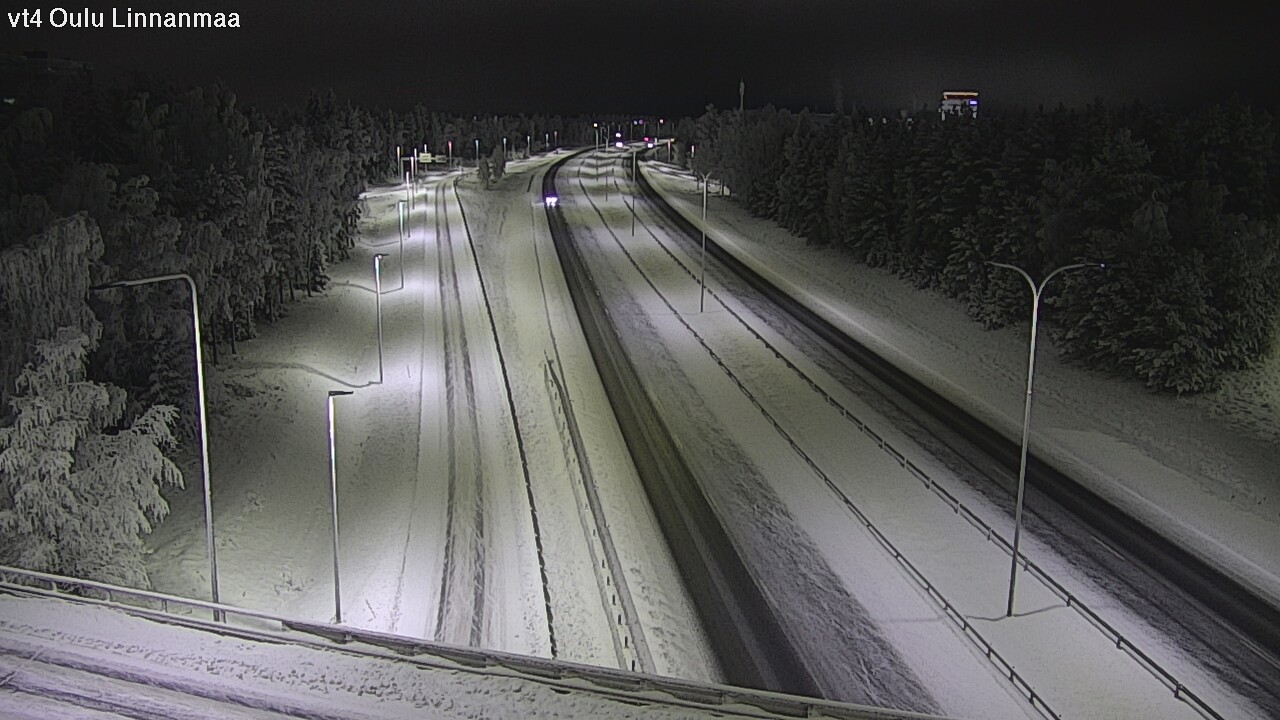 Weather Camera Image Road 4 Oulu, Linnanmaa, Oulu, Pohjois-Pohjanmaa
